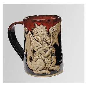  3d dragon tankard   handmade pottery stein mug 19oz Always 