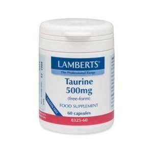  Lamberts Lamberts, Taurine 500mg, 60 Capsules. Beauty