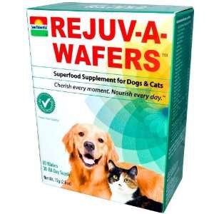  Rejuv A Wafers, Superfood Supplement for Dogs & Cats, 60 