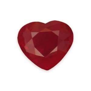   57cts Natural Genuine Loose Ruby Heart Gemstone 