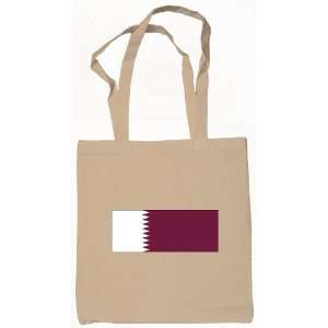  Qatar Qatari Flag Tote Bag Natural 