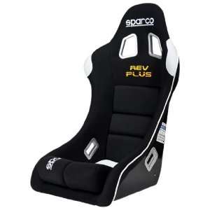  Sparco Rev Plus Black Seat Automotive