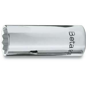 Beta 900MB/L 6mm Long 1/4 Drive Socket, 12 Point, with Chrome Plated 