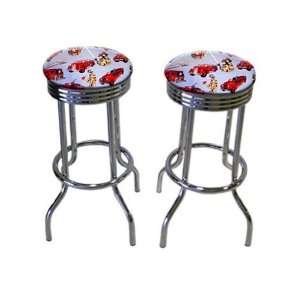  2 MAN CAVE Blue Firefighter Fire Man 29 Specialty Chrome 