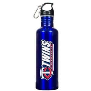  MLB Minnesota Twins Blue Stainless Steel Water Bottle 