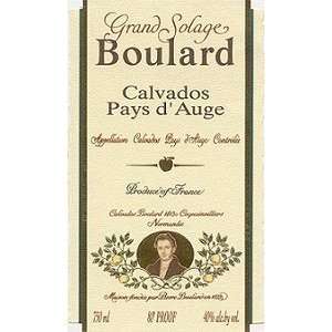  Boulard Calvados Brandy Grande Solage 750ML Grocery 