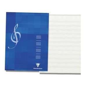  Clairefontaine Top Glued Binding Music Notepad, 50 Sheets 
