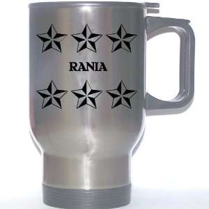  Personal Name Gift   RANIA Stainless Steel Mug (black 