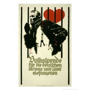 Peoples Fund for German War and Civil Prisoners Giclee Poster Print 
