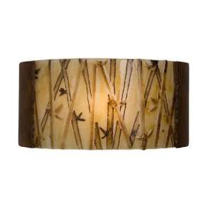   Multi Caramel reFusion Asia 1 Light Wall Washer Sconce from the reFus