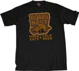  Dukes of Hazzard Boars Nest T shirt Black Clothing