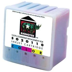  Rhinoteks Epson S020110 Compatible Color Ink Cartridge 