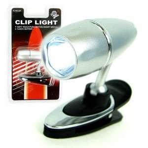 Trademark Global 75 0319 4 LCD Clip On Light Flashlight 