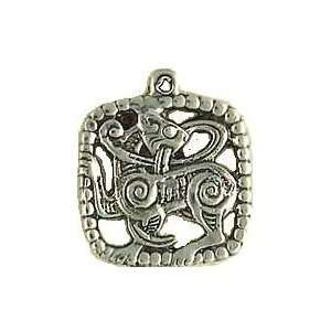  Viking Lion Norse Pewter Pendant Jewelry