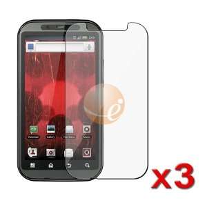  Three Clear Screen Protectors / Covers for Motorola Droid 