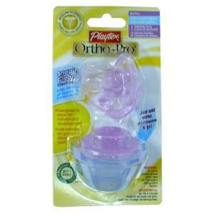  Baby Ortho Pro Silicone Pacifiers w/Sterilizing Cover 6+ Months 
