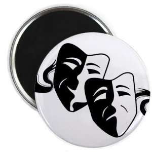  Creative Clam Comedy Tragedy Drama Masks On White Funny 2 