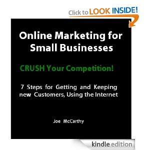 Online Marketing for Small Businesses Joseph W. McCarthy  