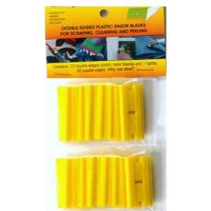  Double Edged Plastic blades 50 Pack