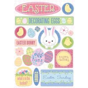   Eggs Easter Cardstock Scrapbook Stickers (10787)