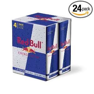 Red Bull Energy Drink, 8.4 Ounce Cans, 4 Count (Pack of 6)  