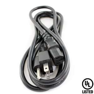    Topzone 6 feet Computer AC Power Cord, Black color Electronics