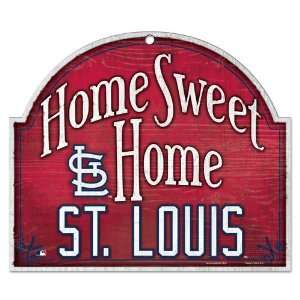    St. Louis Cardinals Wood Arched Sign 10x11 
