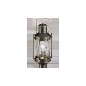 Norwell 1107 BR CL Seafarer 1 Light Outdoor Post Lamp in Bronze with 