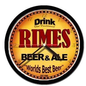  RIMES beer and ale cerveza wall clock 