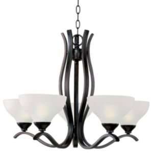  Maxim Contour Chandelier R111004, Color  Satin Nickel 