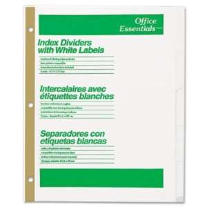  AVE11336   Index Dividers With Laser Labels, 5 Tabs, 5/PK 