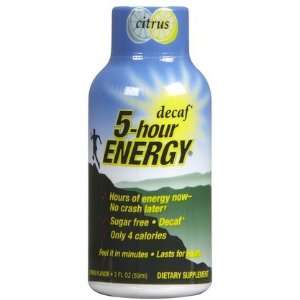  5 Hour Energy Decaf Energy Shots, Decaf Citrus, 6 ct 