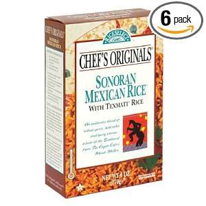 RiceSelect Chefs Originals, Sonoran Mexican Rice, 6 Ounce Boxes (Pack 