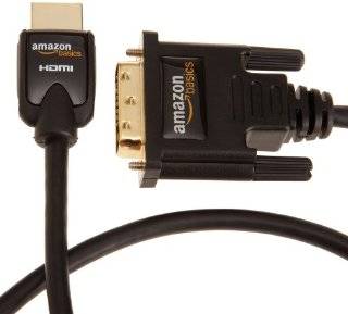   HDMI to DVI Adapter Cable (9.8 Feet/3.0 Meters) by Basics