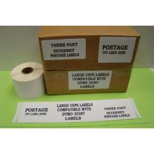 Rolls of 120 2 5/16x10.5 Internet Postage Dymo Compatible 3 Part 