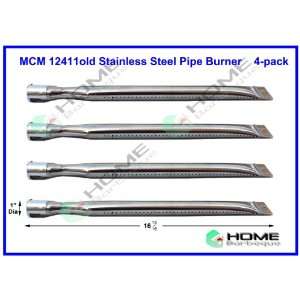  12411 (4 pack) Universal Straight Stainless Steel Pipe Burner 