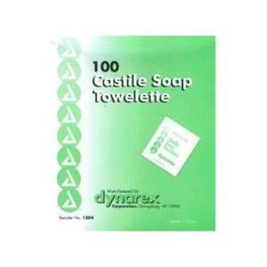 Dynarex 1304 Castile Soap Towelettes 10/100/Case Health 