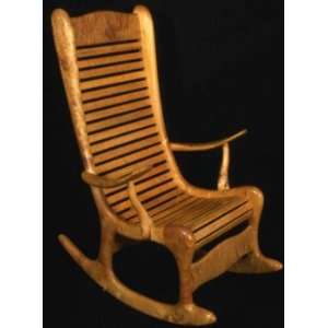 Woodworking paper plan to build the Curley Maple Rocker, Woodworking 