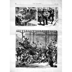   1871 MARKET PARIS PROVISIONS DEALERS HALLES CENTRALES