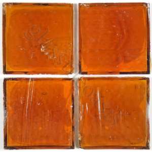   Brown 2 x 2 Translucent Glossy Glass Tile   15410