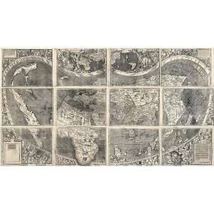  Antique Map of the World (Universalis Cosmographia) (1507 