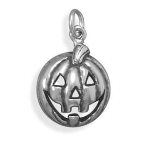  CleverSilvers Oxidized JackOLantern Charm CleverSilver Jewelry