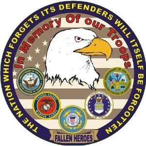  US Military Defenders of Freedom decal sticker 3.8 6 Pack 
