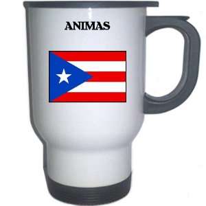  Puerto Rico   ANIMAS White Stainless Steel Mug 
