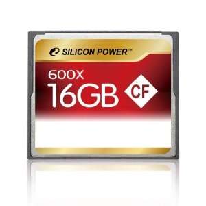  SIlicon Power Hi Speed 16GB Compact Flash Card 600X 
