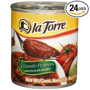 La Torre Chipotle Peppers, 7.6 Ounce Grocery & Gourmet Food