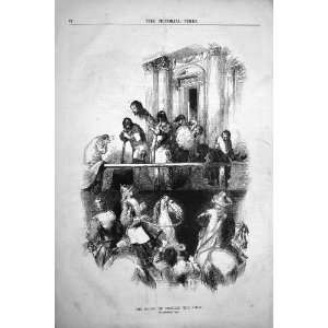  1847 Scene Death King Charles First Execution Old Print 