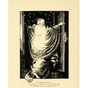  1895 Print Fred Walker Poster Novel Woman in White Wilkie 