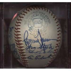  1960 Baltimore Orioles Team Signed BB 22 Sigs JSA LOA 