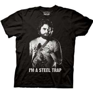  Hangover T Shirt Steel Trap   X Large   Black Sports 